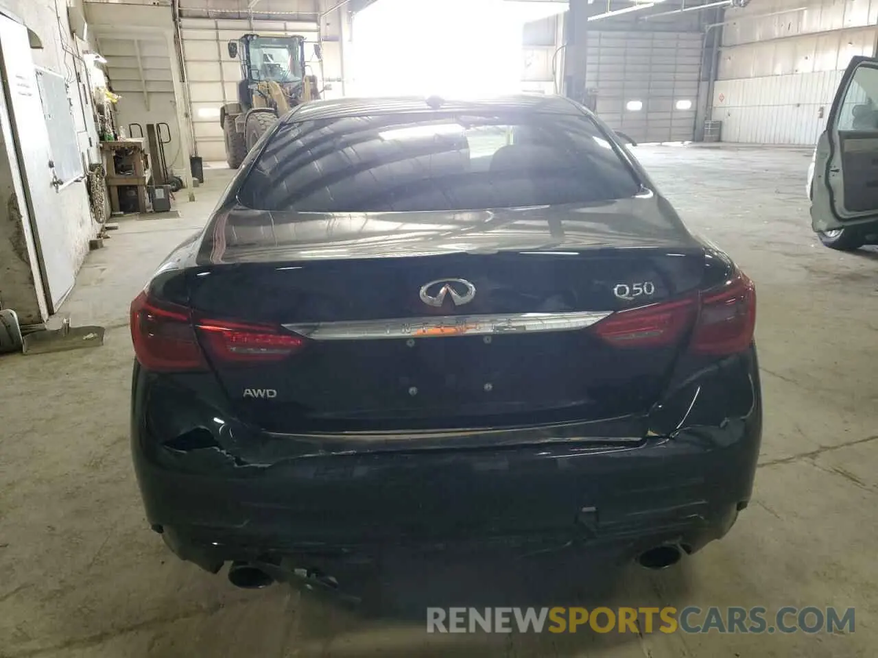 6 Фотография поврежденного автомобиля JN1EV7AR2KM555382 INFINITI Q50 2019