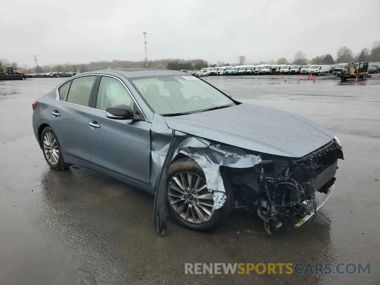 4 Фотография поврежденного автомобиля JN1EV7AR3KM555049 INFINITI Q50 2019