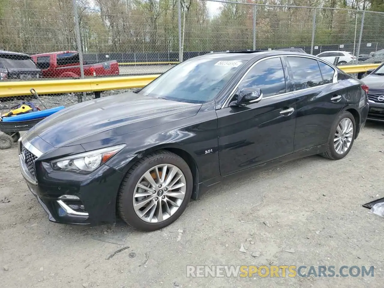 1 Photograph of a damaged car JN1EV7AR3KM556623 INFINITI Q50 2019