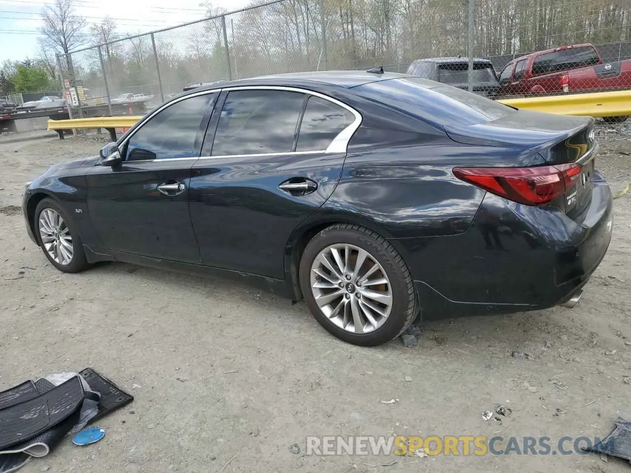 2 Photograph of a damaged car JN1EV7AR3KM556623 INFINITI Q50 2019