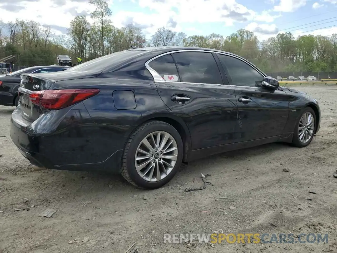 3 Photograph of a damaged car JN1EV7AR3KM556623 INFINITI Q50 2019