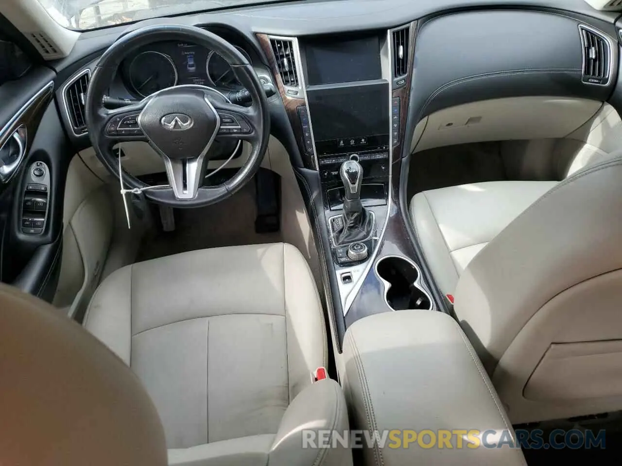 8 Photograph of a damaged car JN1EV7AR3KM556623 INFINITI Q50 2019