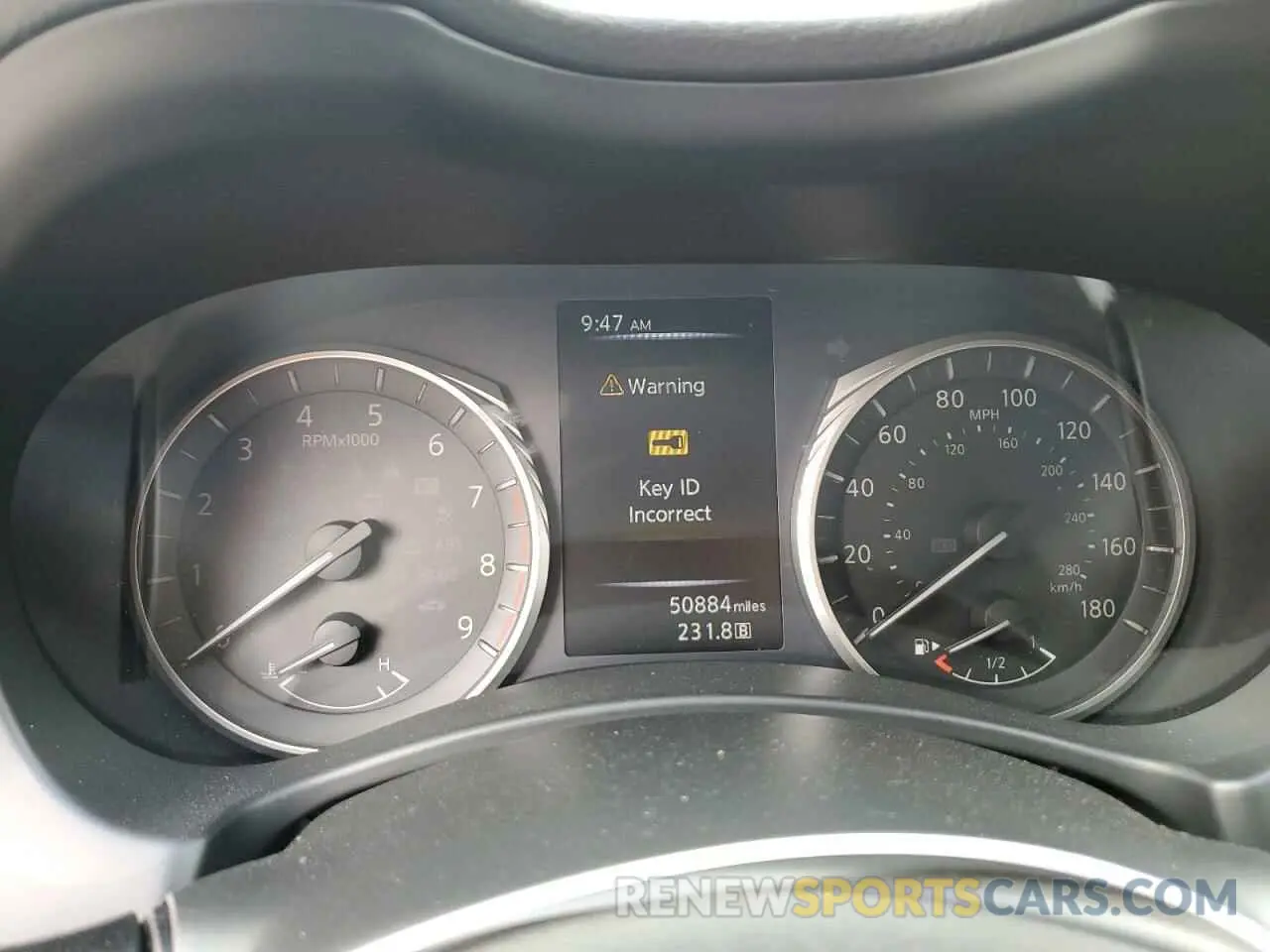 9 Photograph of a damaged car JN1EV7AR3KM556623 INFINITI Q50 2019