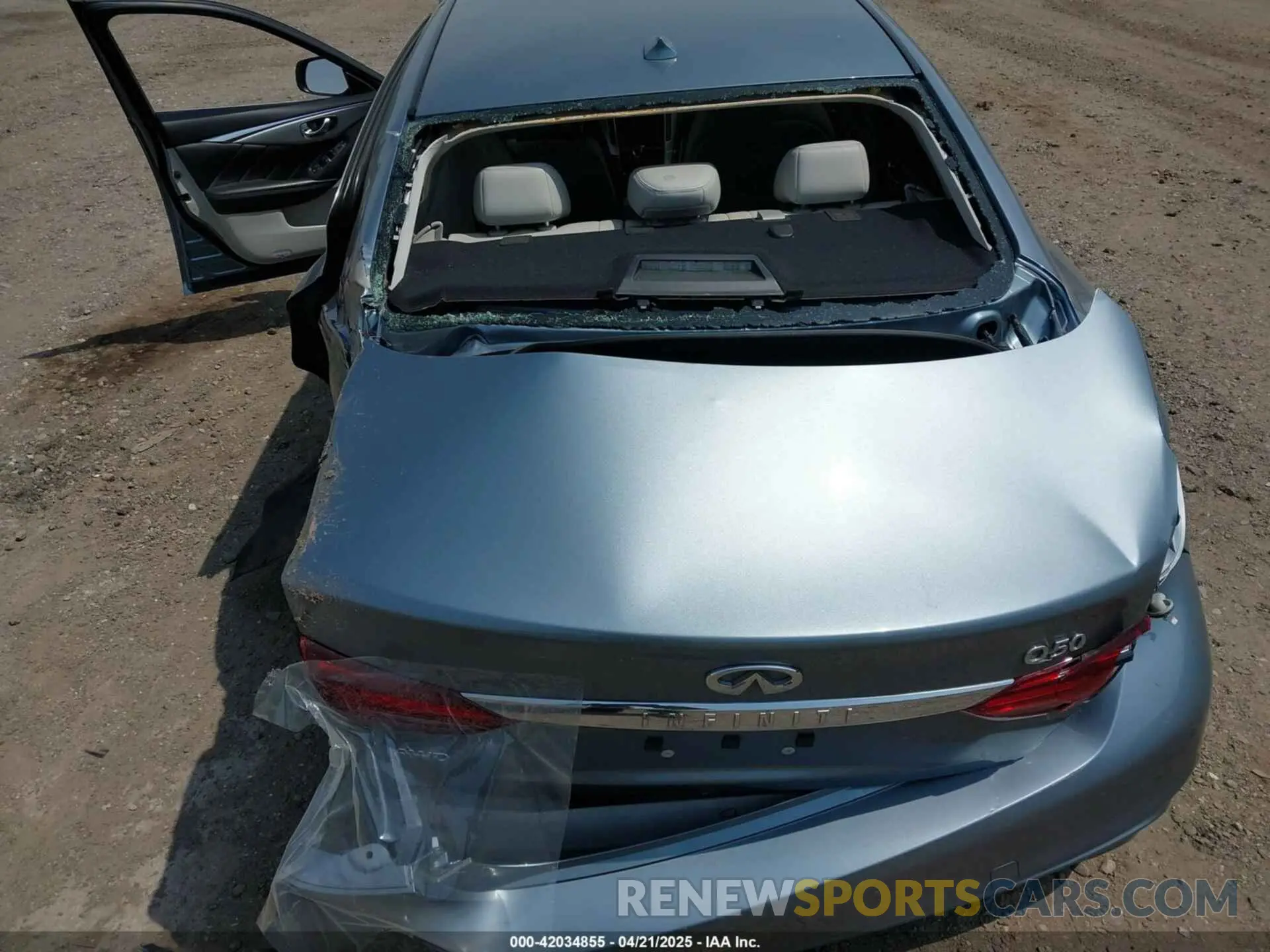 6 Photograph of a damaged car JN1EV7AR3KM591159 INFINITI Q50 2019