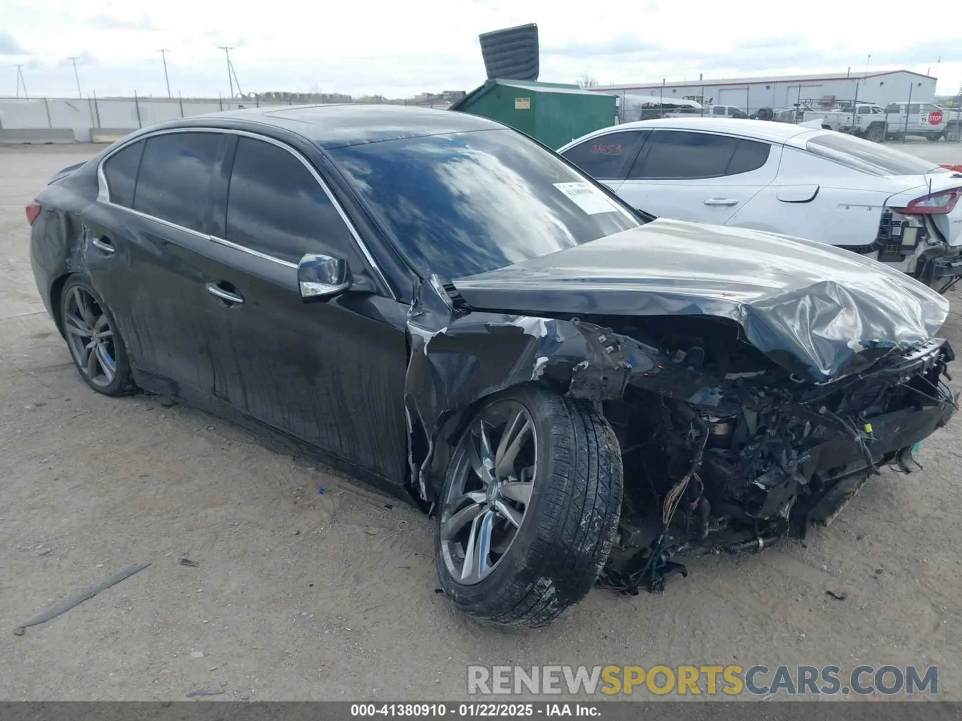 1 Photograph of a damaged car JN1EV7AR3KM591226 INFINITI Q50 2019