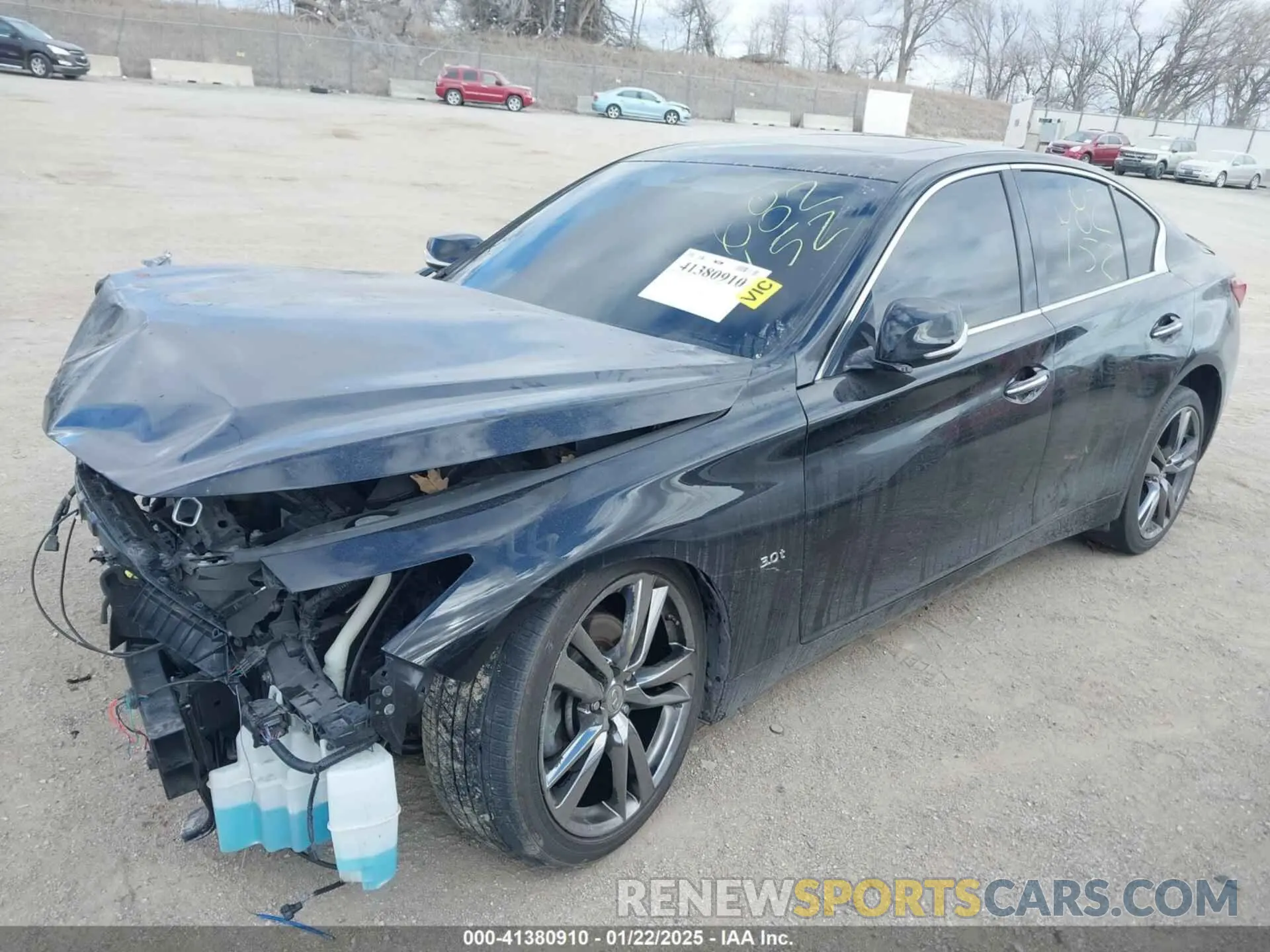 2 Photograph of a damaged car JN1EV7AR3KM591226 INFINITI Q50 2019