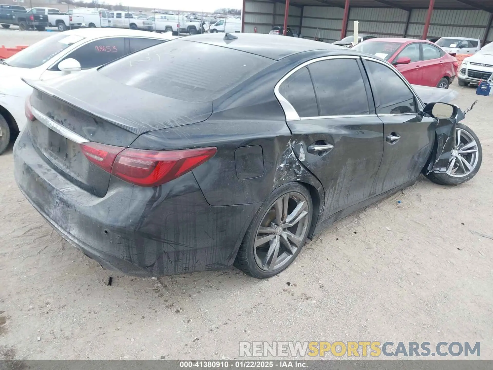 4 Photograph of a damaged car JN1EV7AR3KM591226 INFINITI Q50 2019