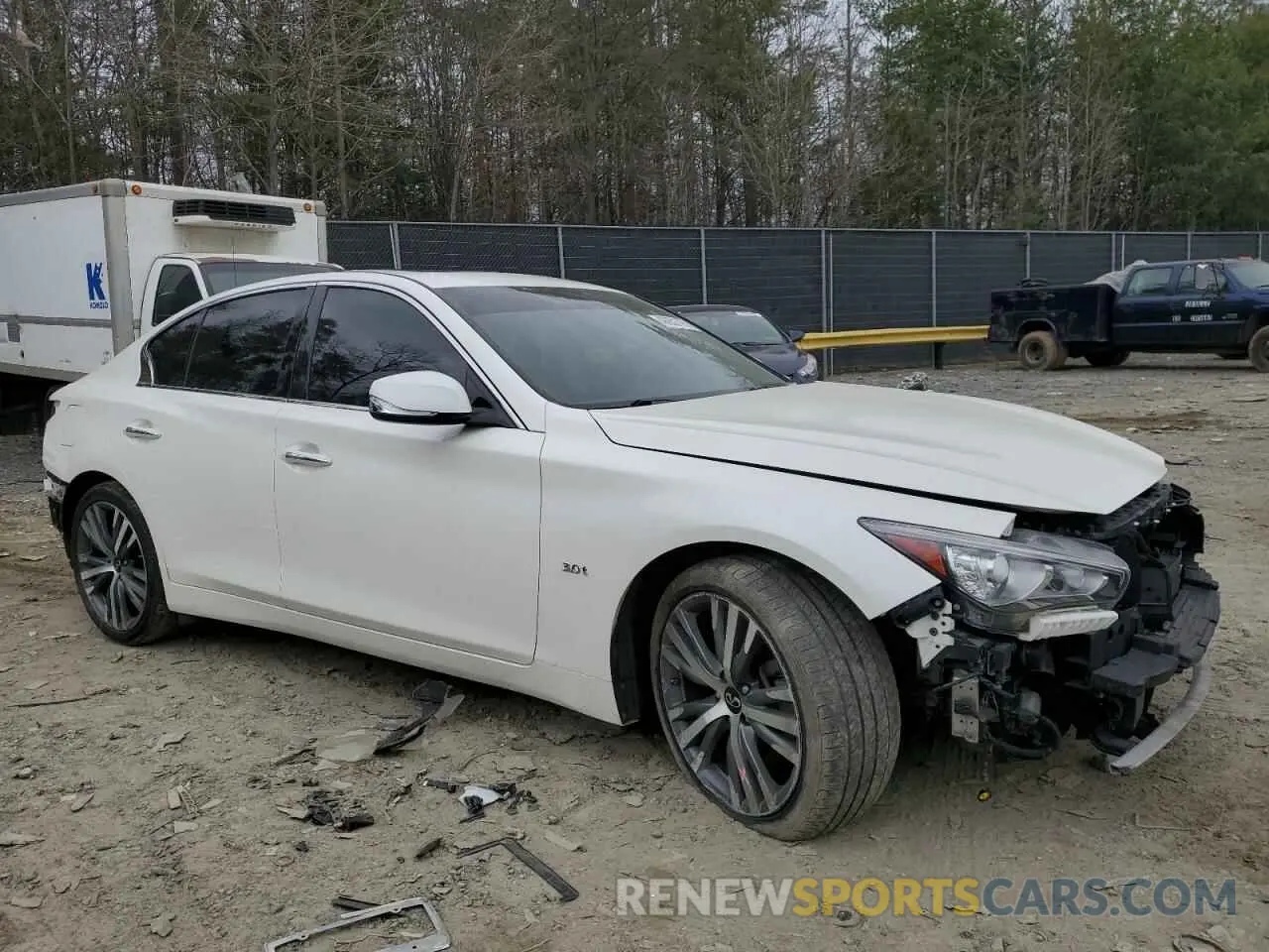 4 Photograph of a damaged car JN1EV7AR3KM593705 INFINITI Q50 2019