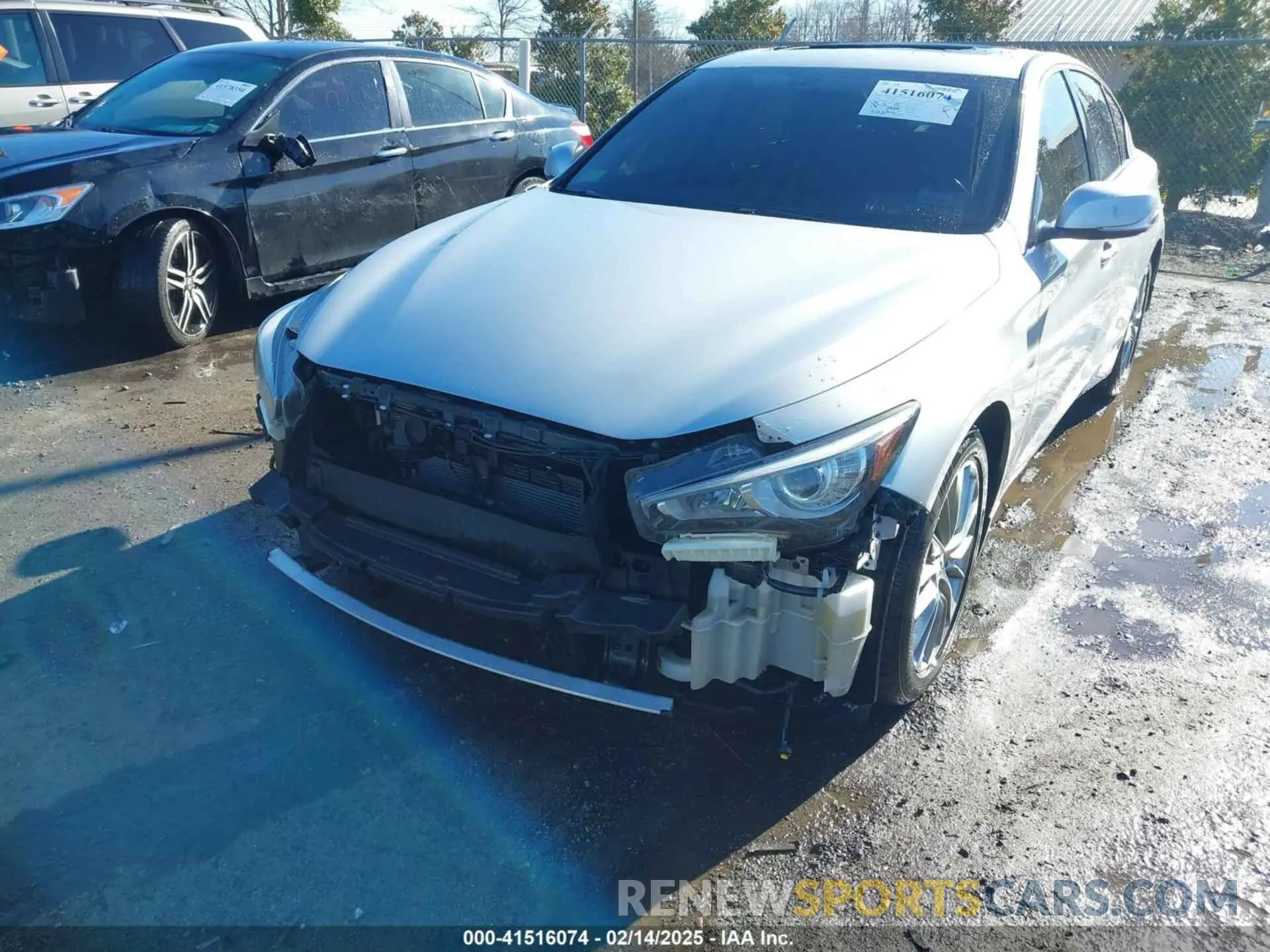 6 Photograph of a damaged car JN1EV7AR4KM554041 INFINITI Q50 2019