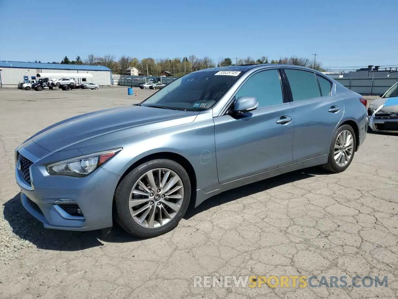 1 Photograph of a damaged car JN1EV7AR4KM554346 INFINITI Q50 2019
