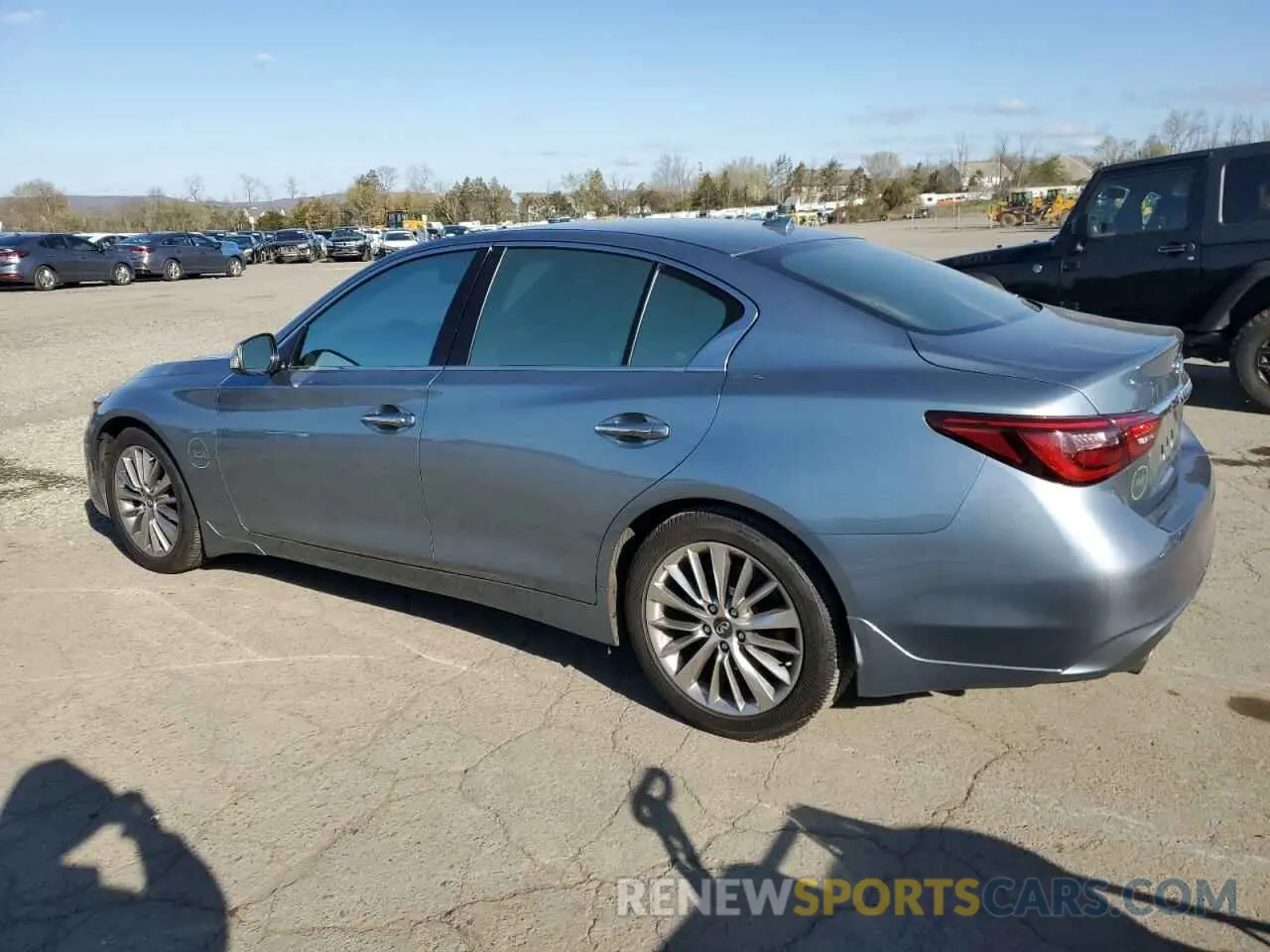 2 Photograph of a damaged car JN1EV7AR4KM554346 INFINITI Q50 2019