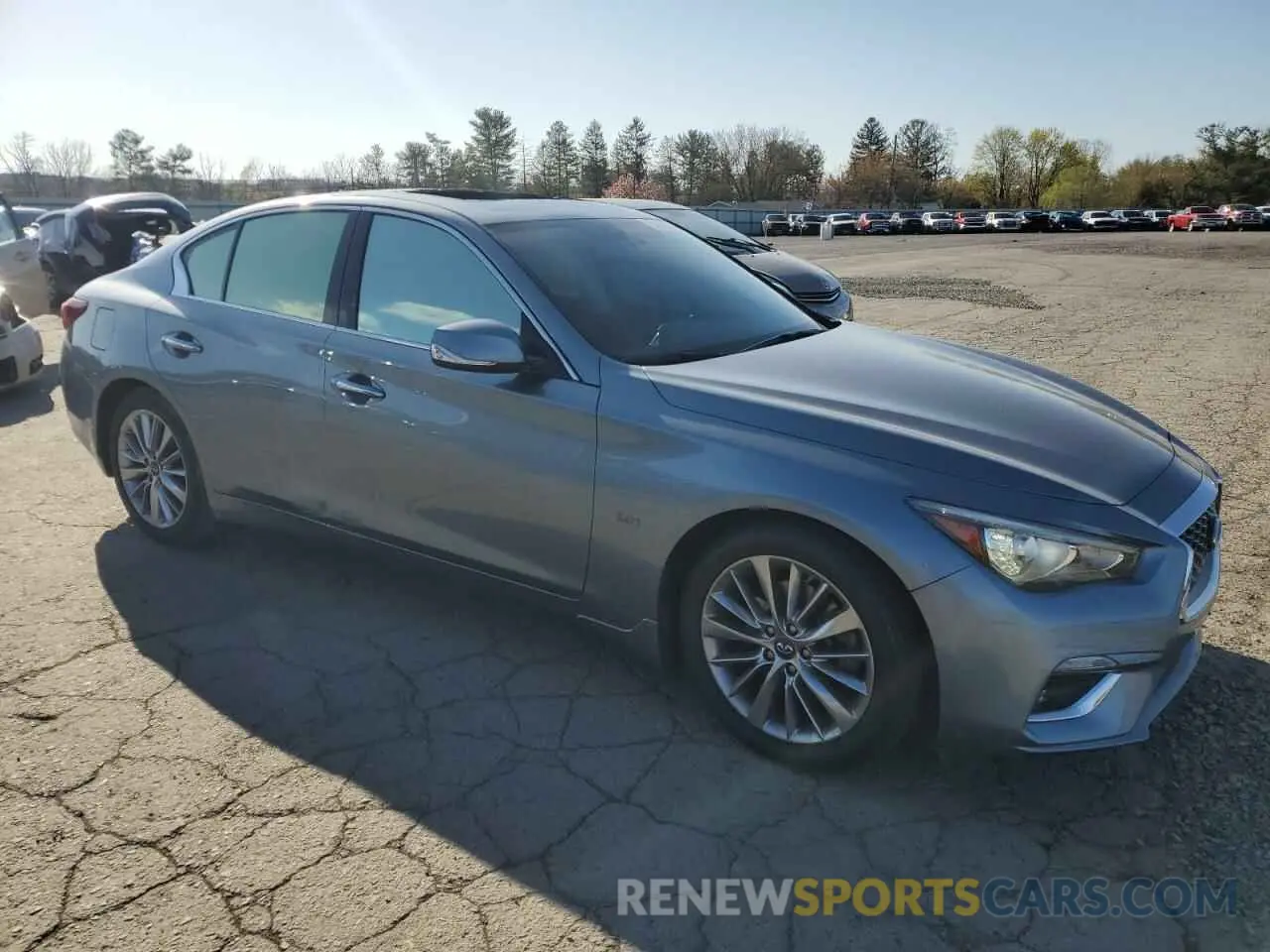 4 Photograph of a damaged car JN1EV7AR4KM554346 INFINITI Q50 2019