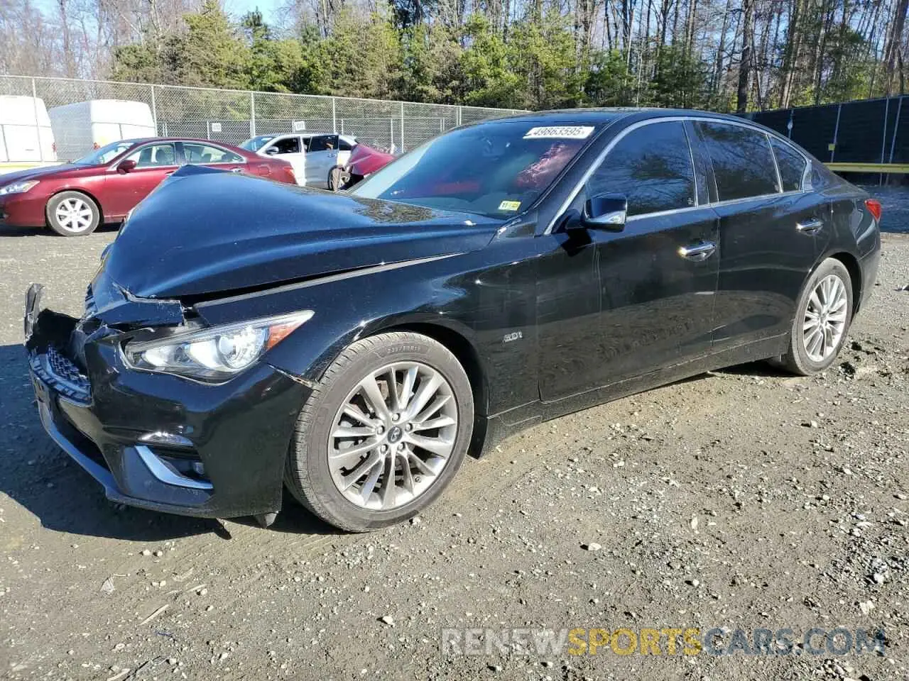 1 Photograph of a damaged car JN1EV7AR4KM559286 INFINITI Q50 2019