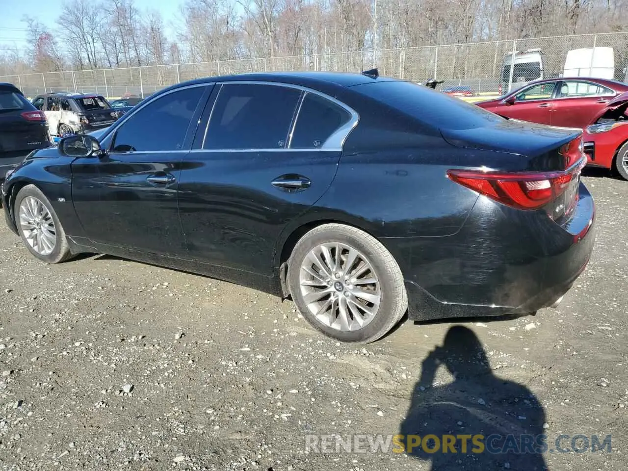 2 Photograph of a damaged car JN1EV7AR4KM559286 INFINITI Q50 2019