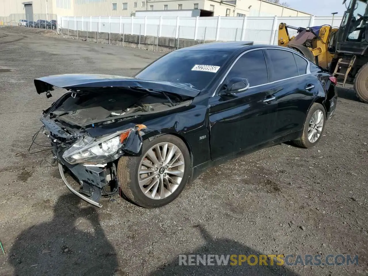 1 Photograph of a damaged car JN1EV7AR4KM592160 INFINITI Q50 2019