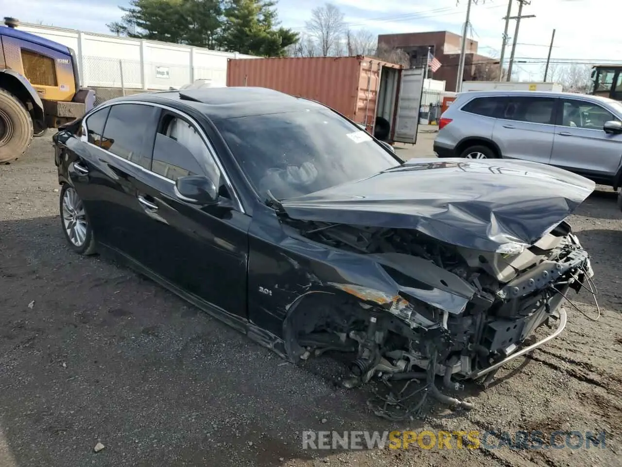 4 Photograph of a damaged car JN1EV7AR4KM592160 INFINITI Q50 2019