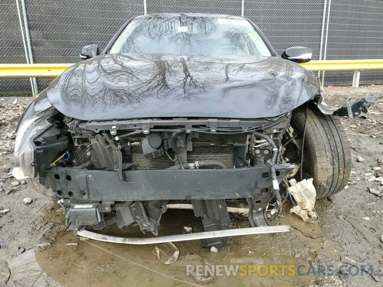 5 Photograph of a damaged car JN1EV7AR4KM592384 INFINITI Q50 2019