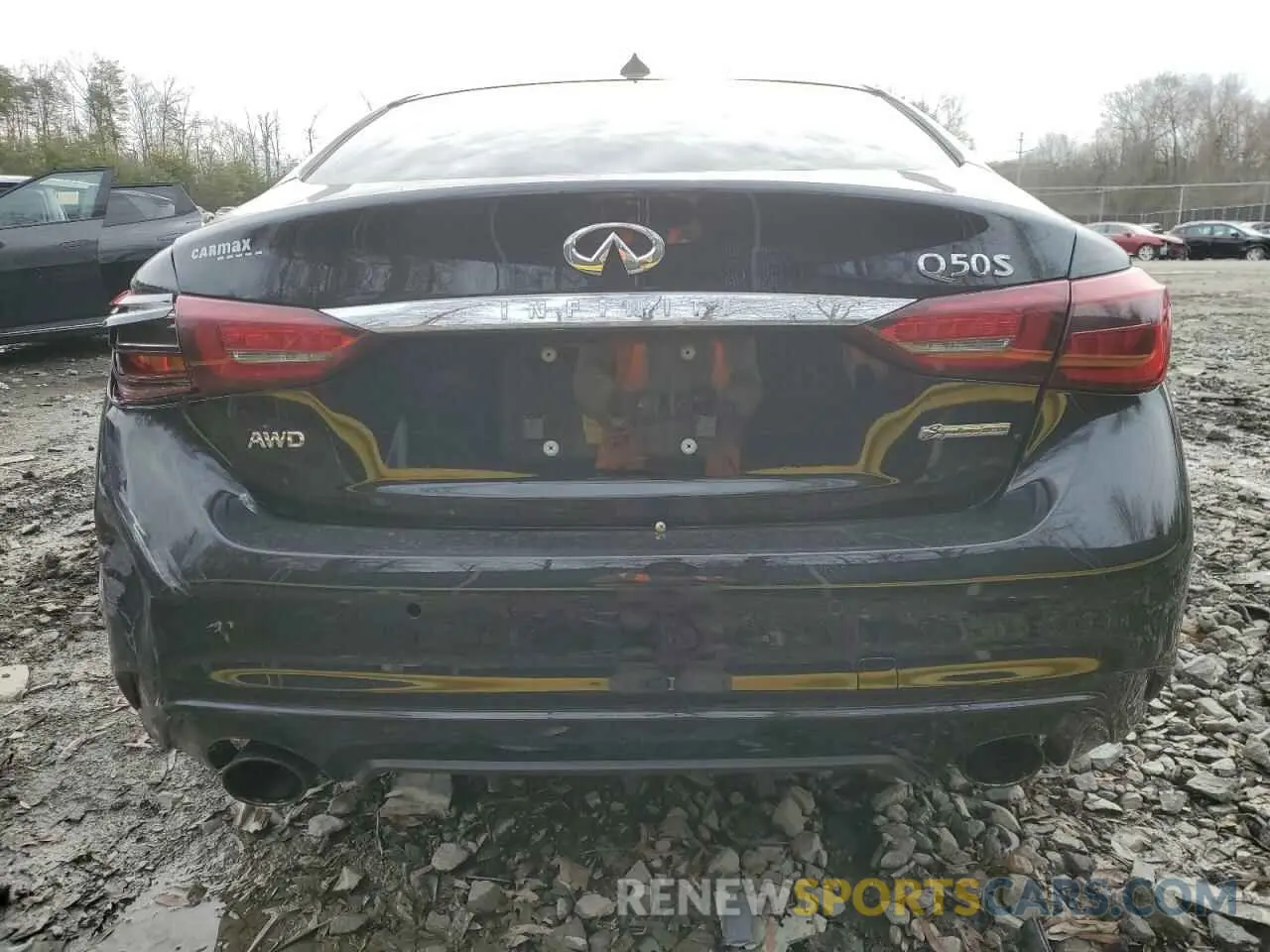 6 Photograph of a damaged car JN1EV7AR4KM592384 INFINITI Q50 2019