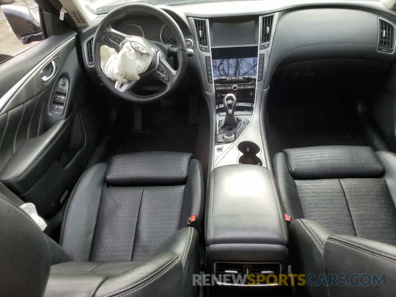 8 Photograph of a damaged car JN1EV7AR4KM592384 INFINITI Q50 2019