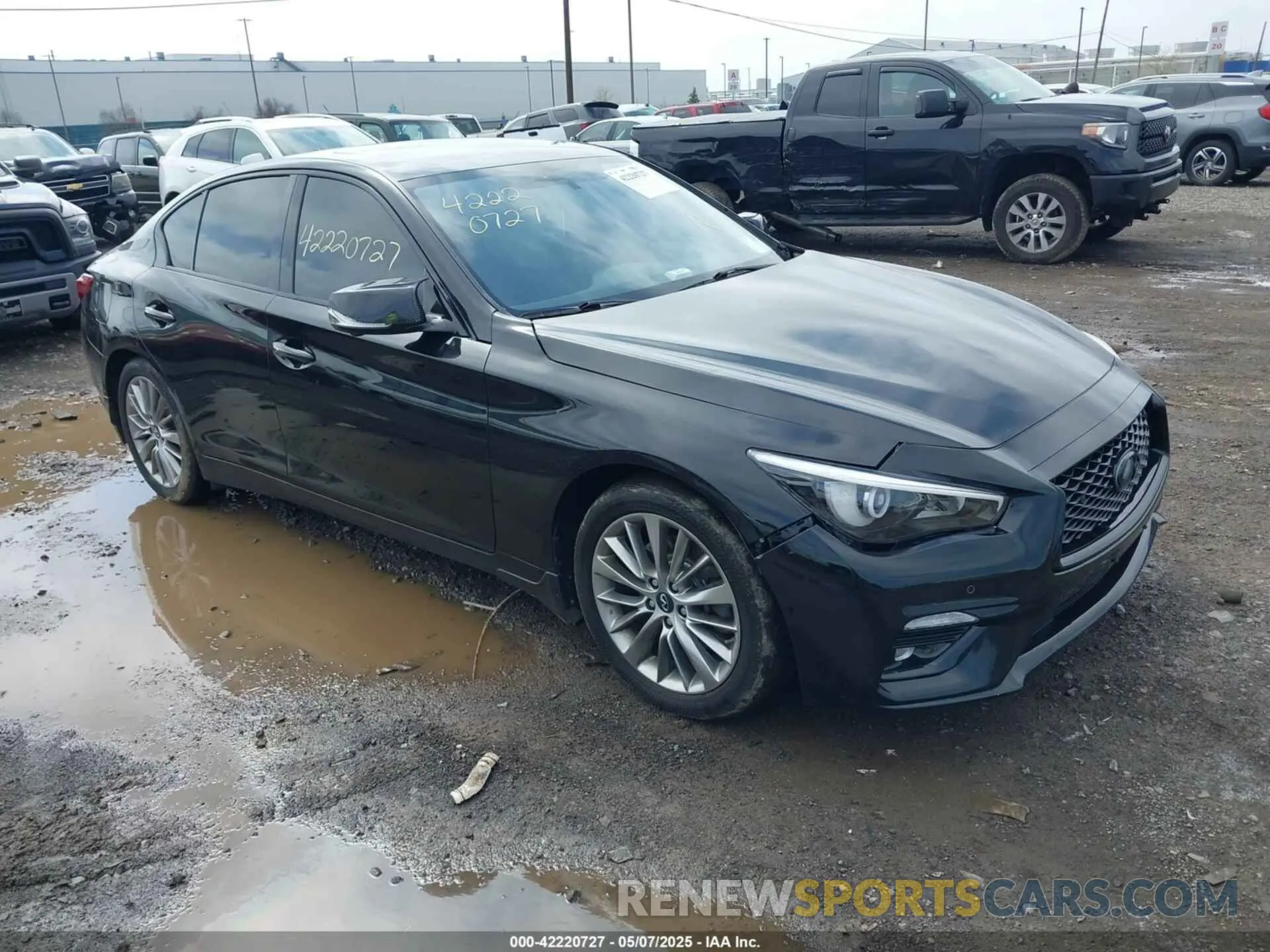 1 Photograph of a damaged car JN1EV7AR5KM552685 INFINITI Q50 2019