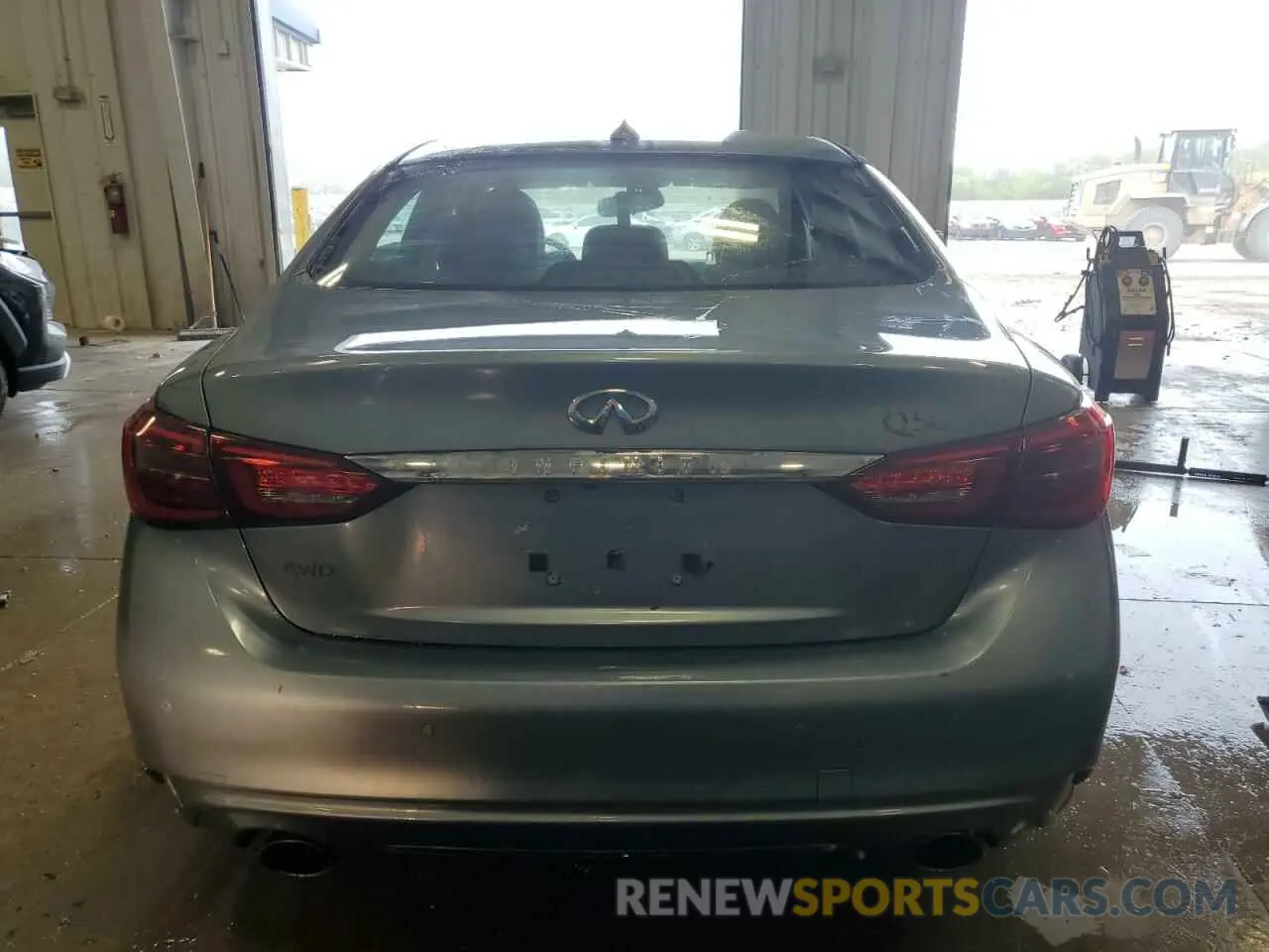 6 Photograph of a damaged car JN1EV7AR5KM553643 INFINITI Q50 2019