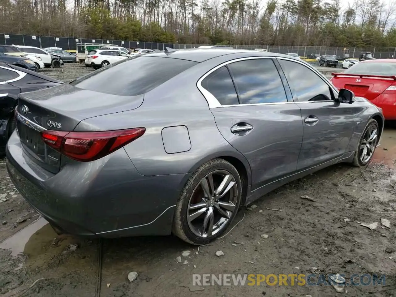3 Photograph of a damaged car JN1EV7AR5KM591227 INFINITI Q50 2019