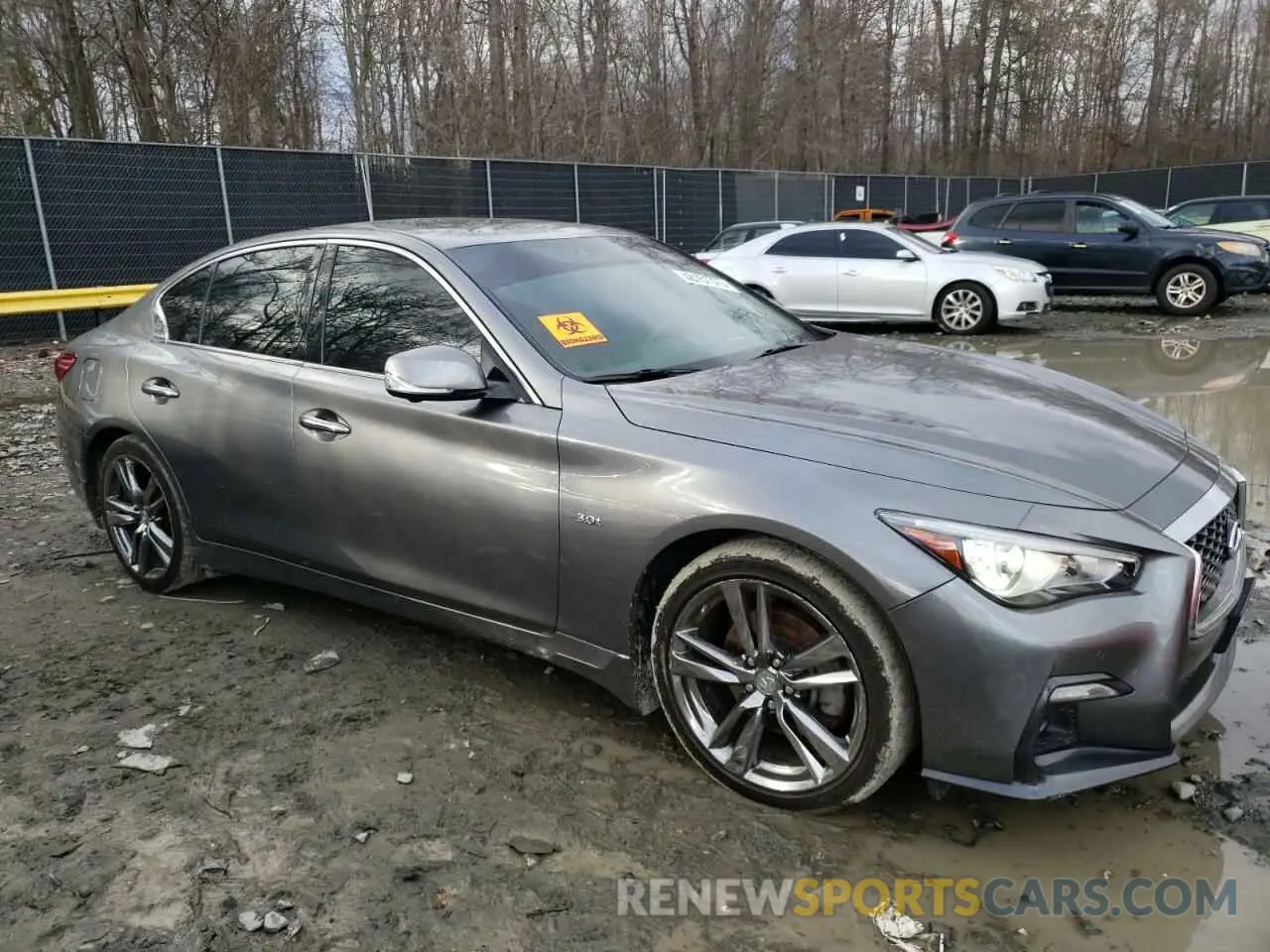 4 Photograph of a damaged car JN1EV7AR5KM591227 INFINITI Q50 2019
