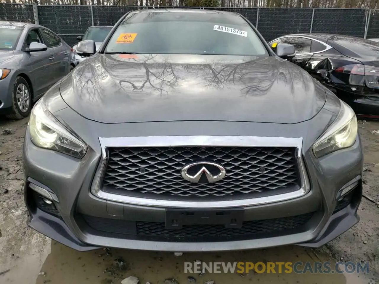5 Photograph of a damaged car JN1EV7AR5KM591227 INFINITI Q50 2019