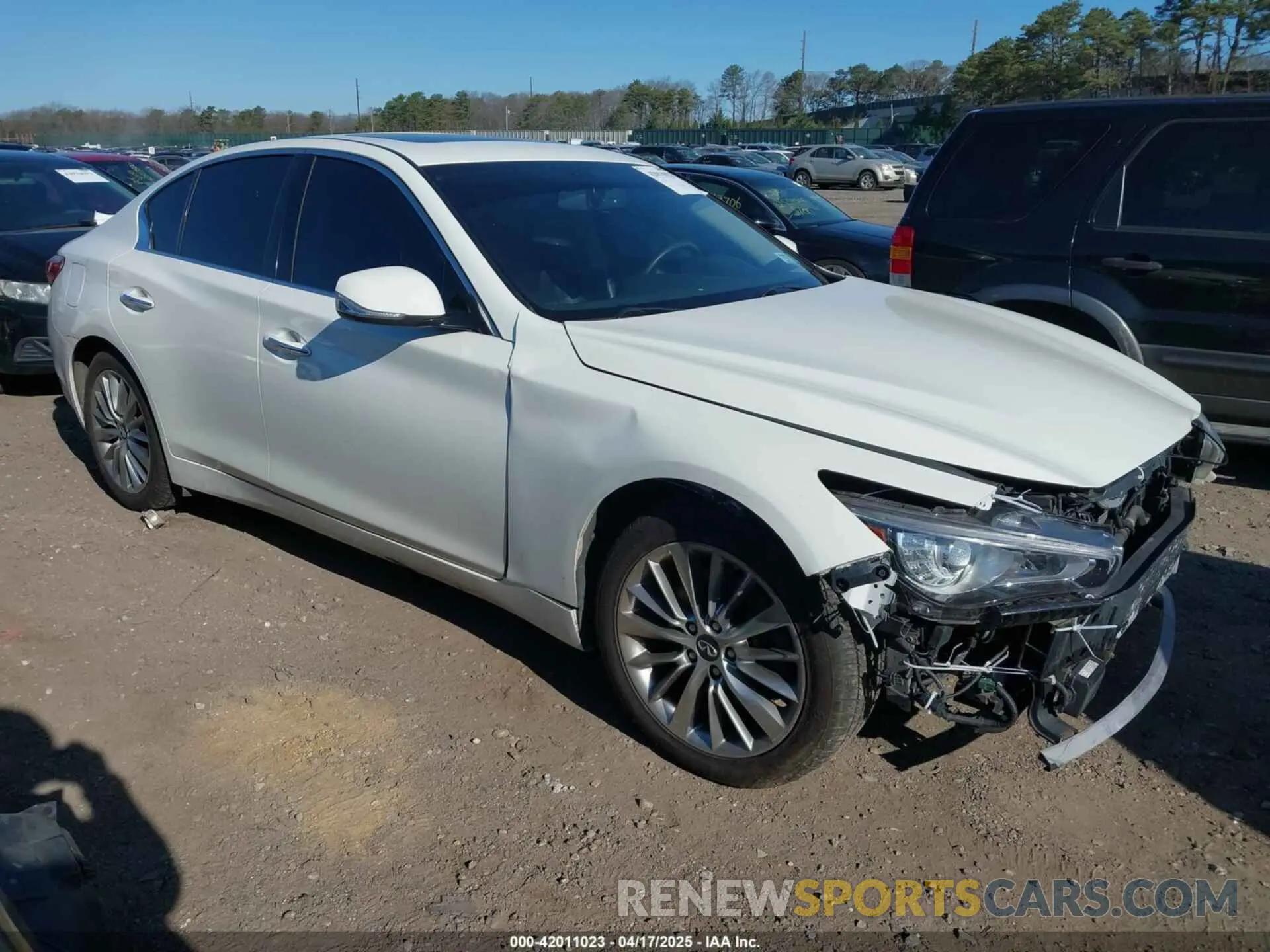 1 Фотография поврежденного автомобиля JN1EV7AR5KM594323 INFINITI Q50 2019