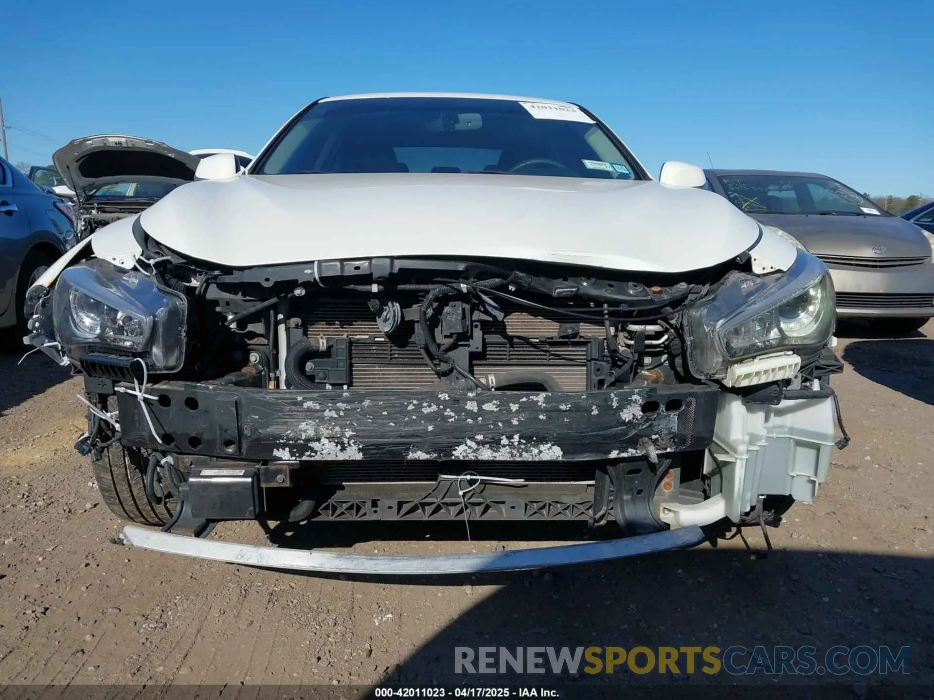 6 Фотография поврежденного автомобиля JN1EV7AR5KM594323 INFINITI Q50 2019