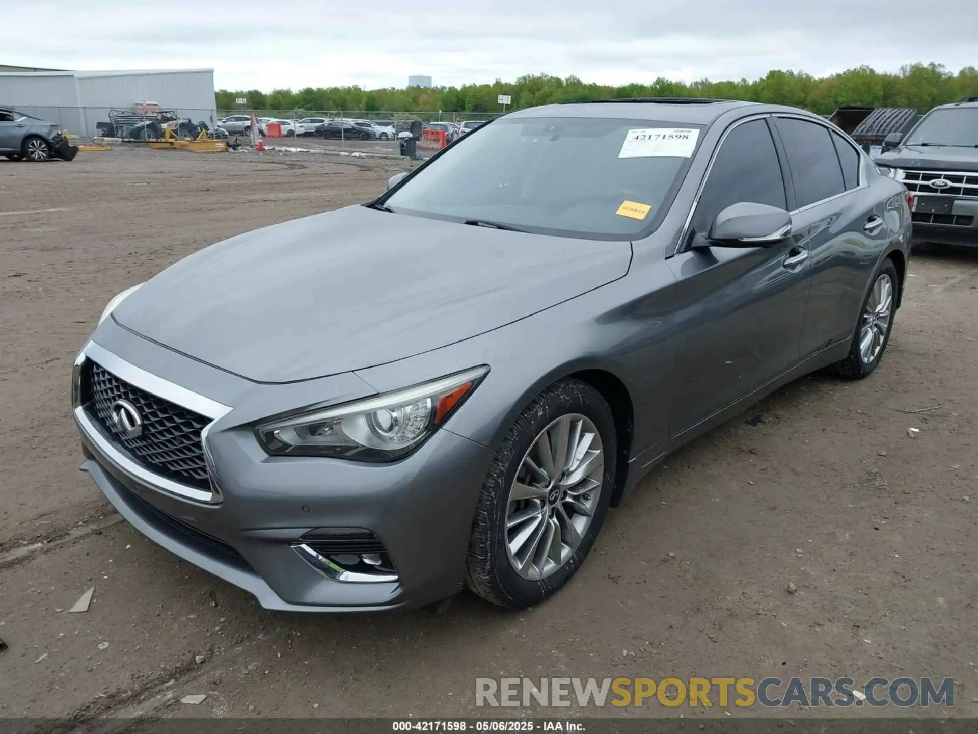 2 Фотография поврежденного автомобиля JN1EV7AR6KM550265 INFINITI Q50 2019