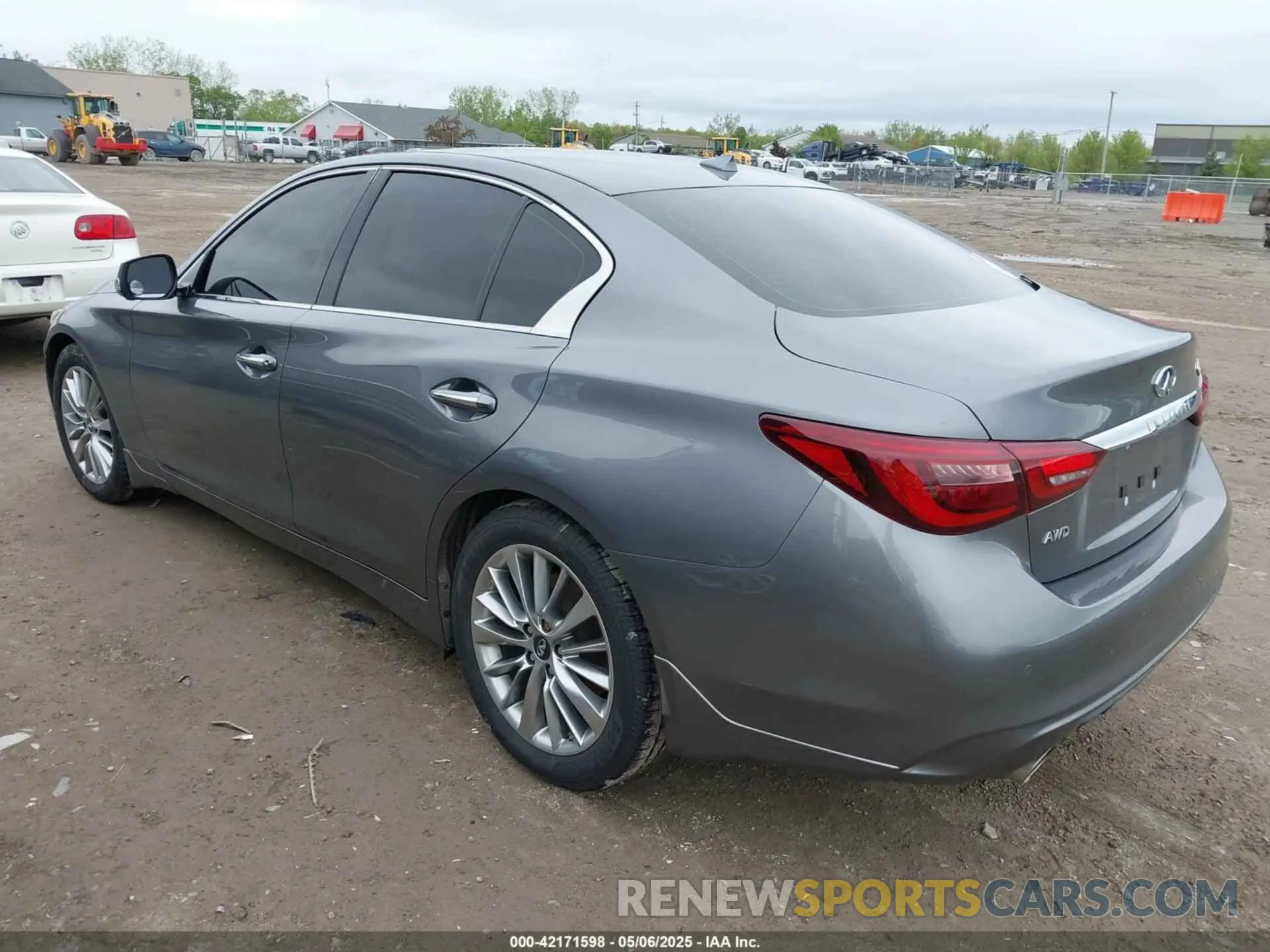 3 Фотография поврежденного автомобиля JN1EV7AR6KM550265 INFINITI Q50 2019
