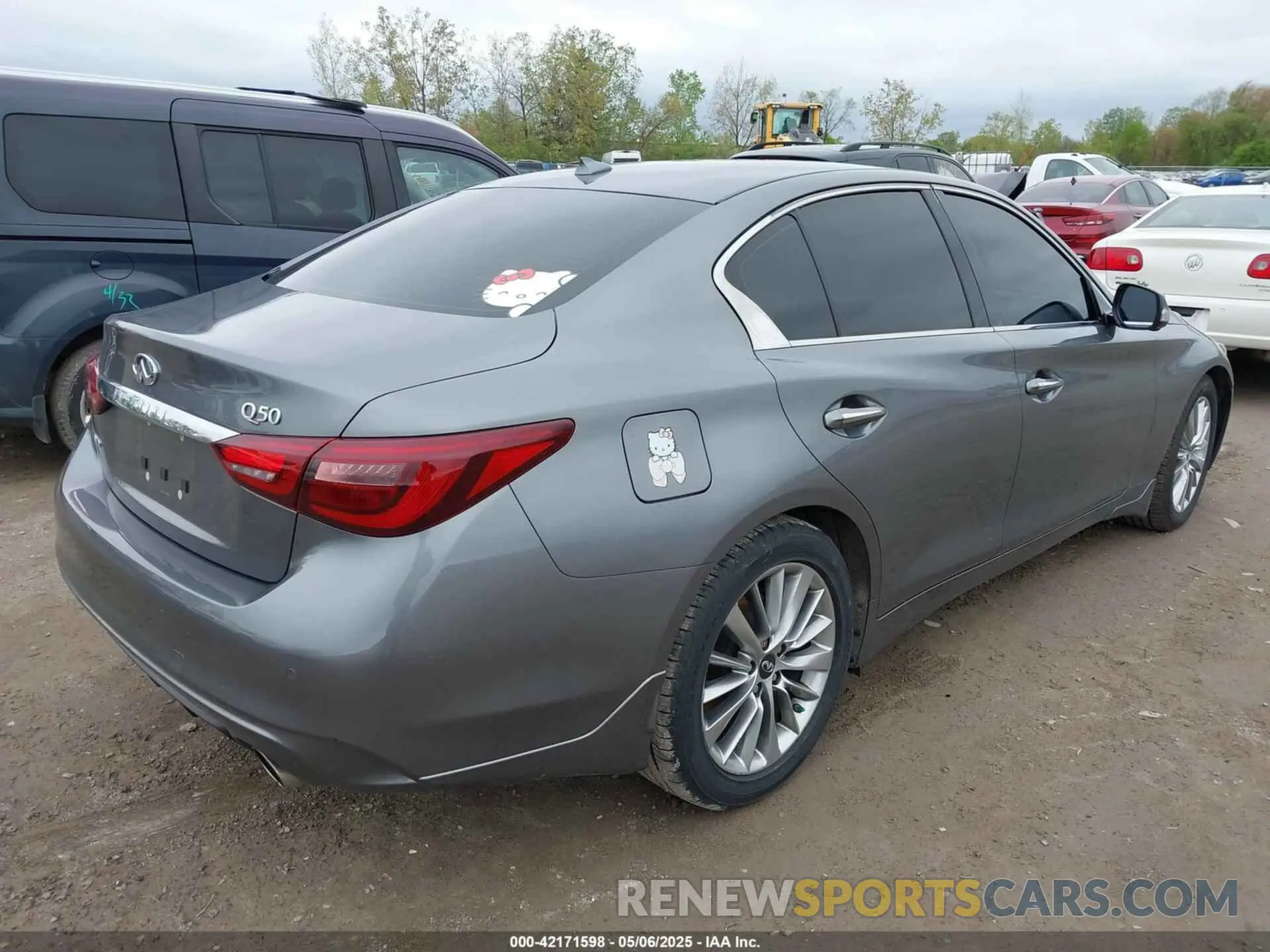 4 Фотография поврежденного автомобиля JN1EV7AR6KM550265 INFINITI Q50 2019