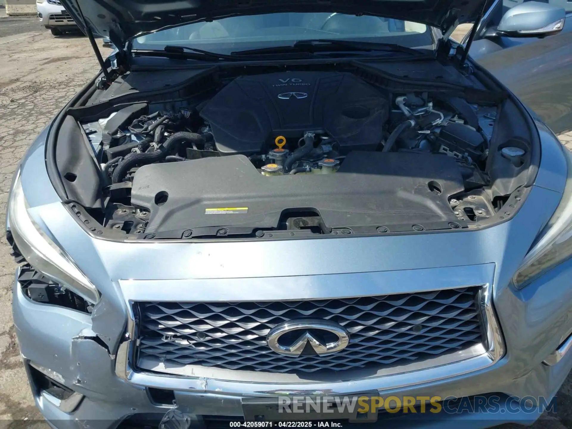 10 Photograph of a damaged car JN1EV7AR6KM550475 INFINITI Q50 2019