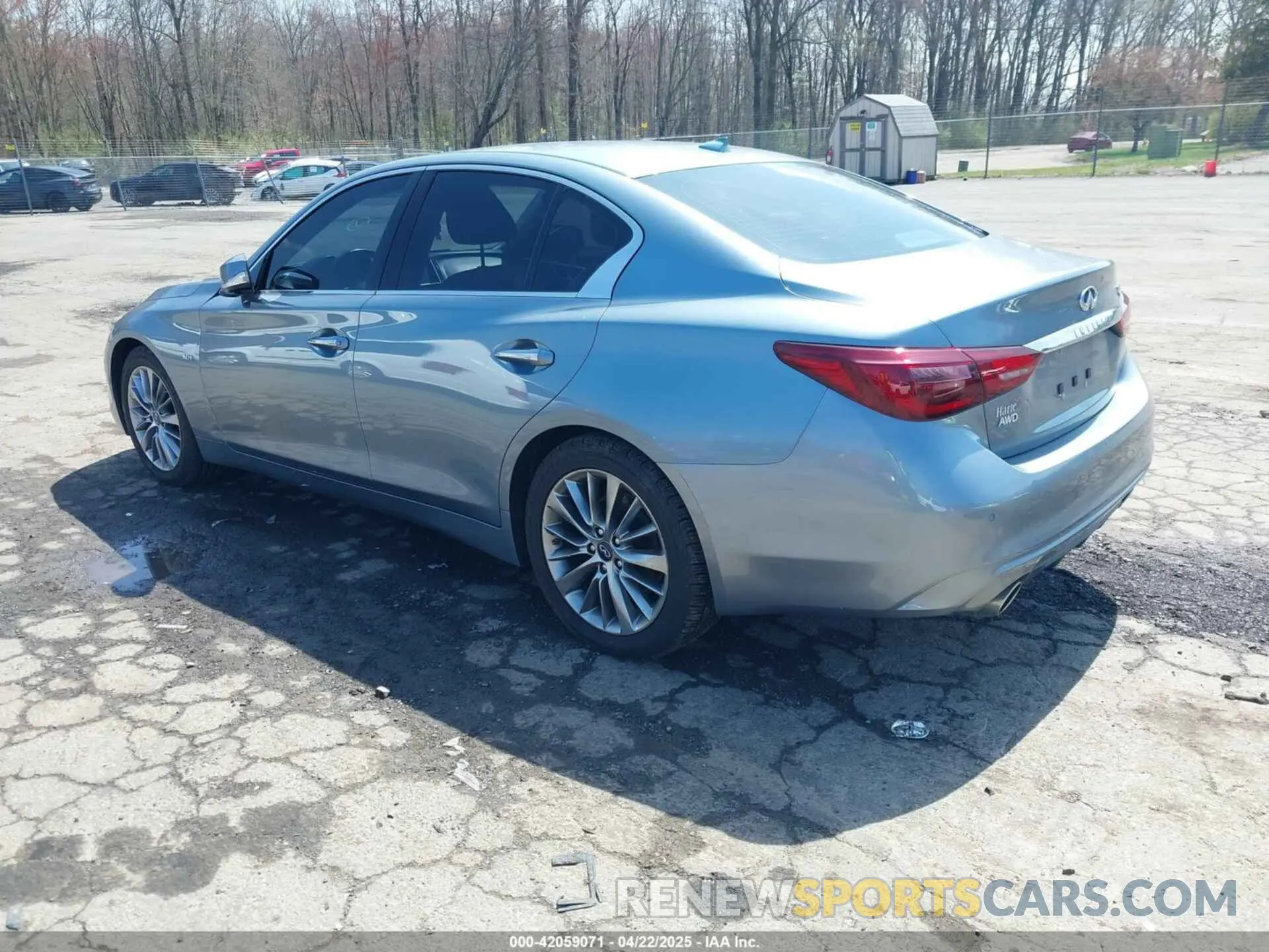 3 Photograph of a damaged car JN1EV7AR6KM550475 INFINITI Q50 2019