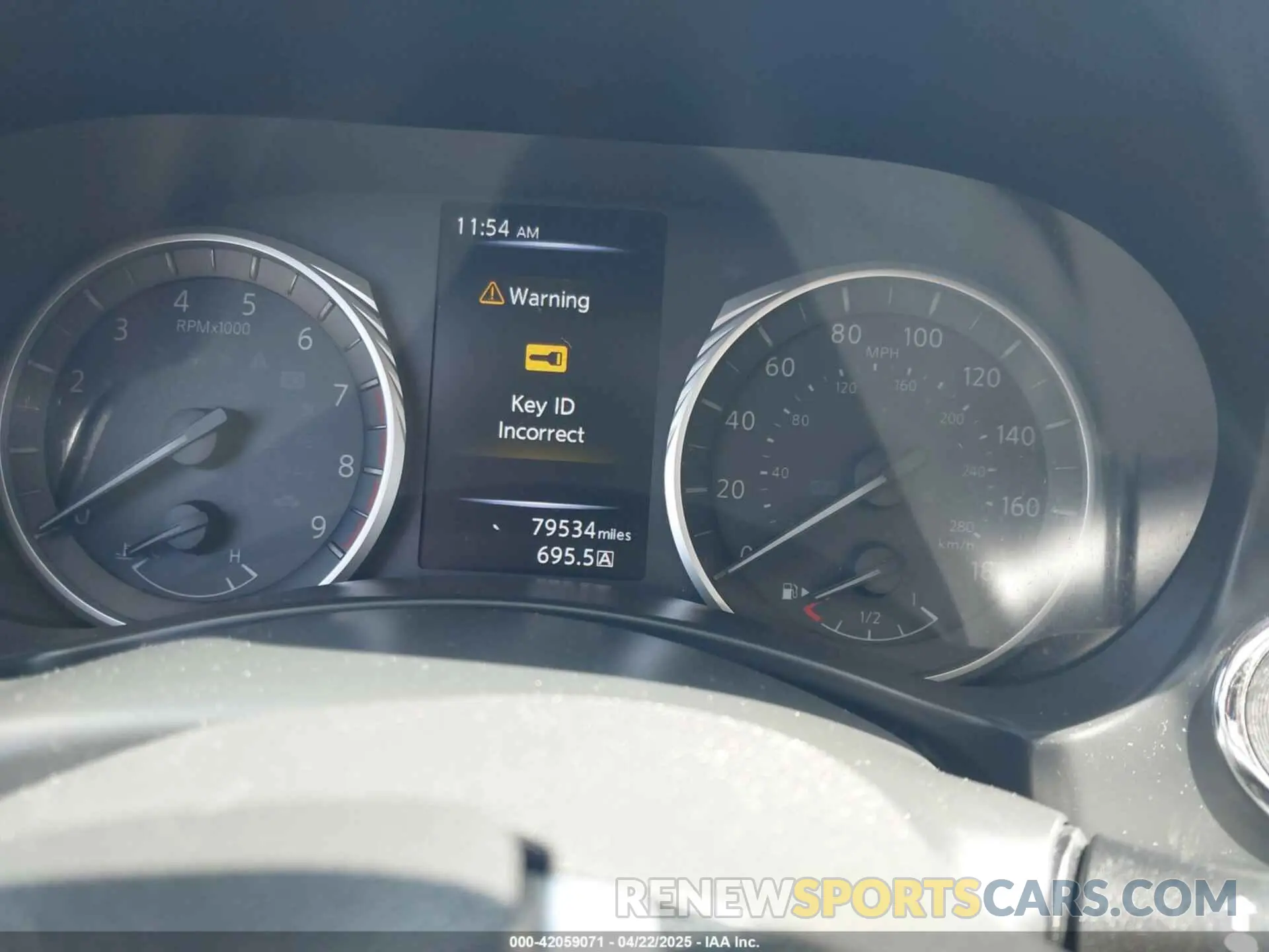 7 Photograph of a damaged car JN1EV7AR6KM550475 INFINITI Q50 2019