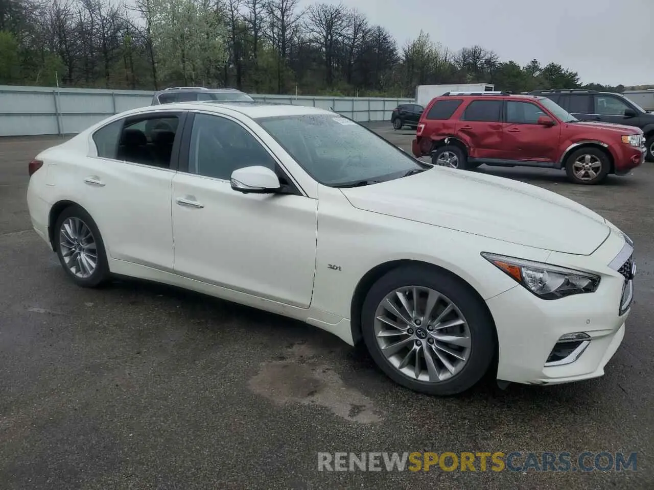 4 Фотография поврежденного автомобиля JN1EV7AR6KM552260 INFINITI Q50 2019