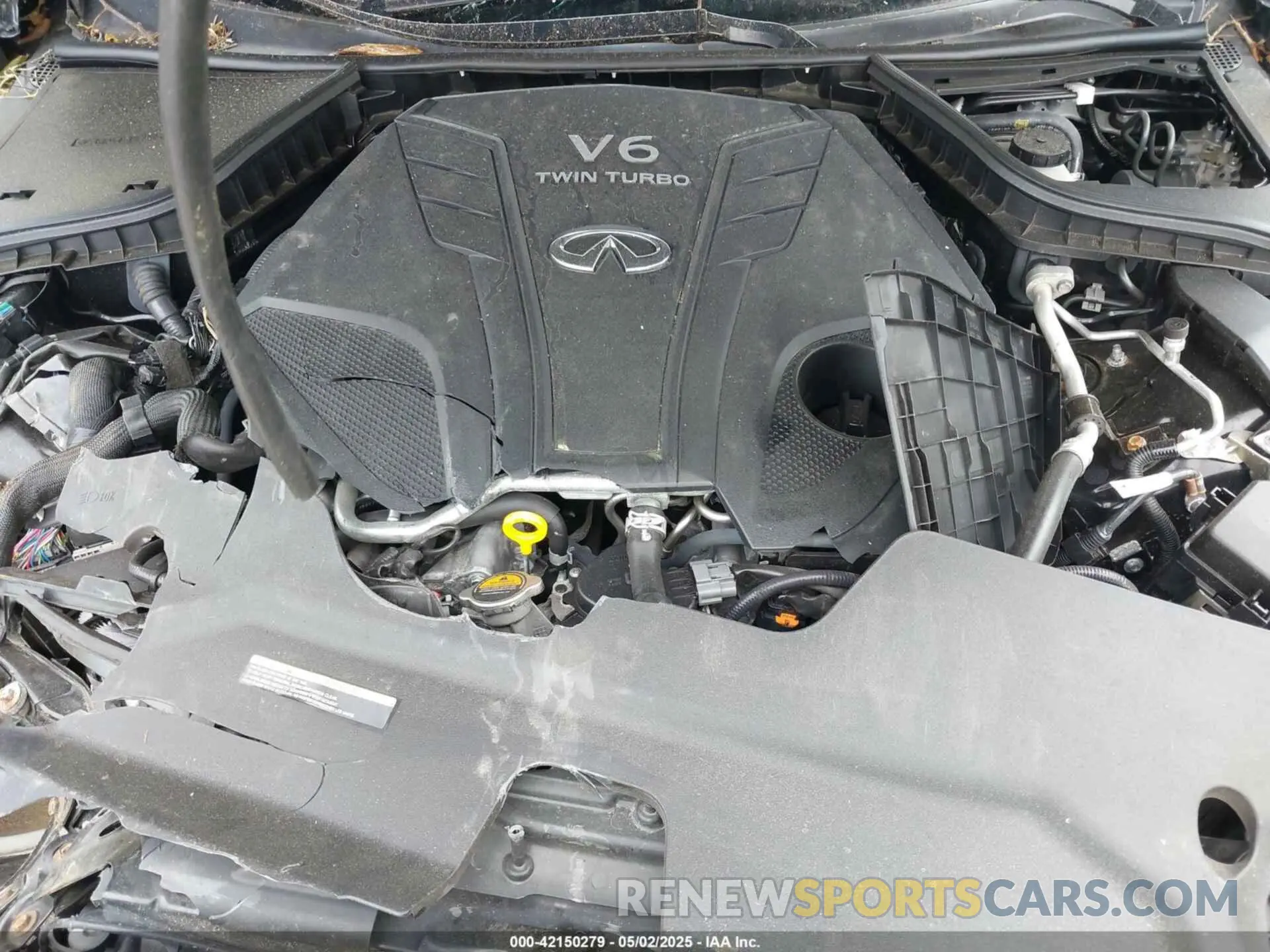 10 Photograph of a damaged car JN1EV7AR6KM555210 INFINITI Q50 2019