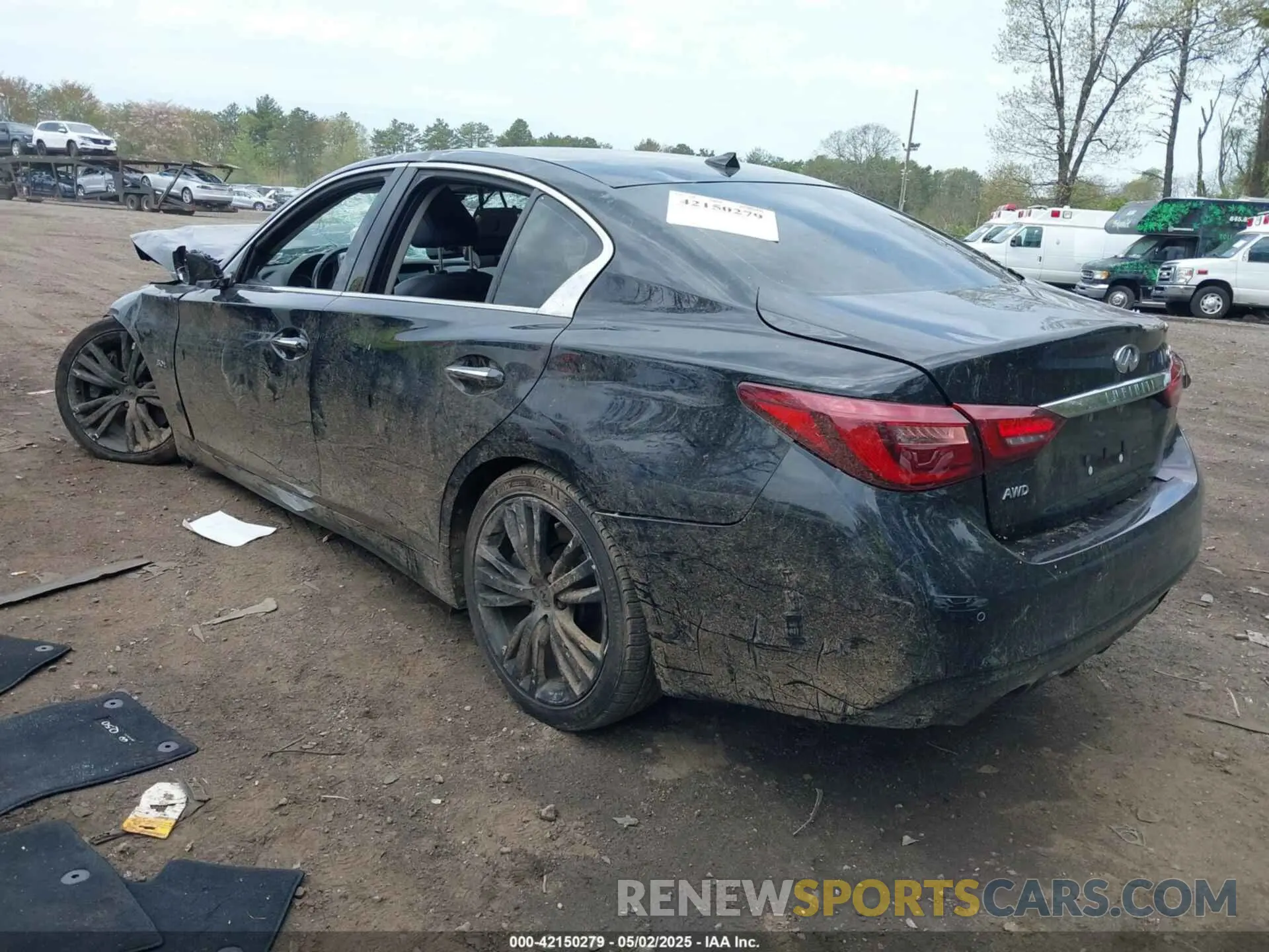 3 Photograph of a damaged car JN1EV7AR6KM555210 INFINITI Q50 2019
