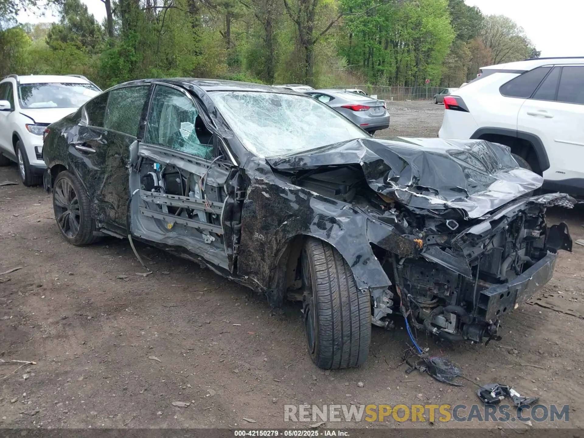 6 Photograph of a damaged car JN1EV7AR6KM555210 INFINITI Q50 2019
