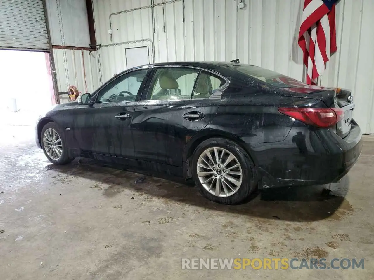 2 Photograph of a damaged car JN1EV7AR6KM556566 INFINITI Q50 2019