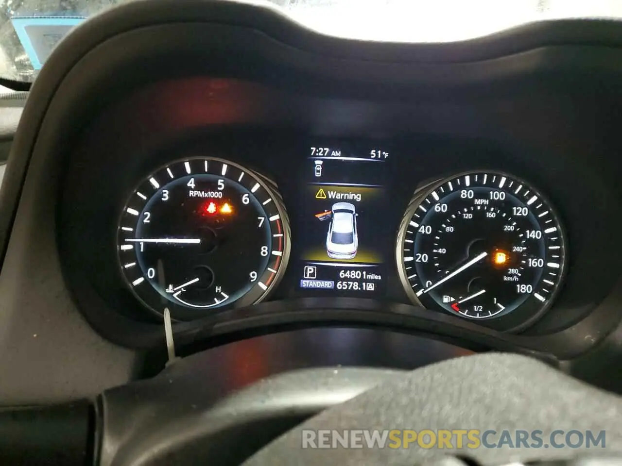 9 Photograph of a damaged car JN1EV7AR6KM556566 INFINITI Q50 2019