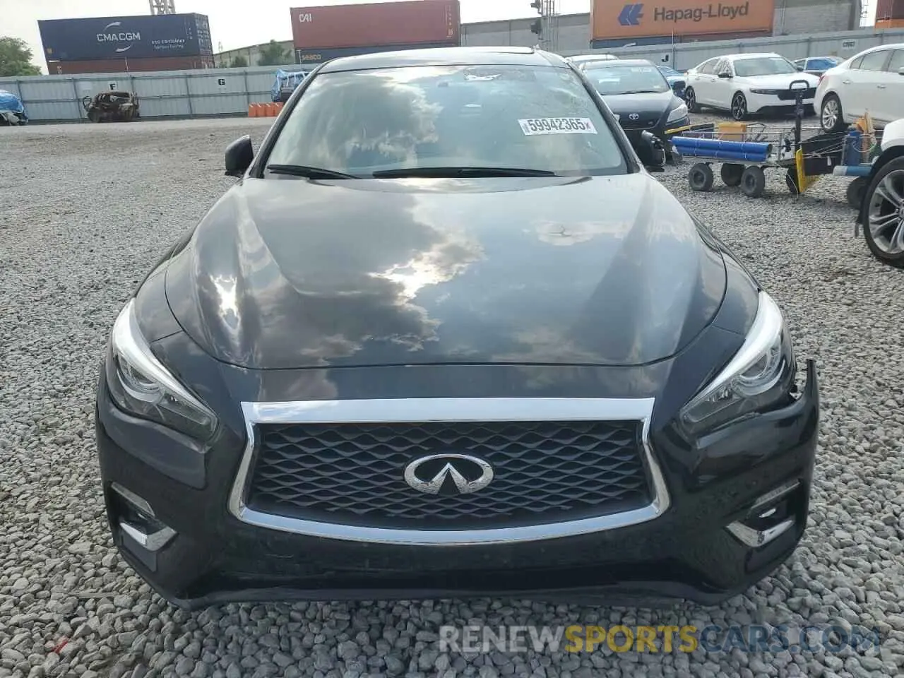 5 Photograph of a damaged car JN1EV7AR6KM556874 INFINITI Q50 2019