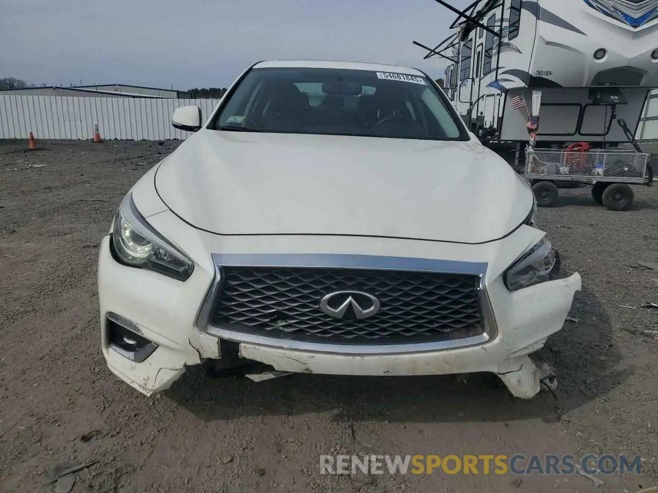 5 Photograph of a damaged car JN1EV7AR6KM590457 INFINITI Q50 2019