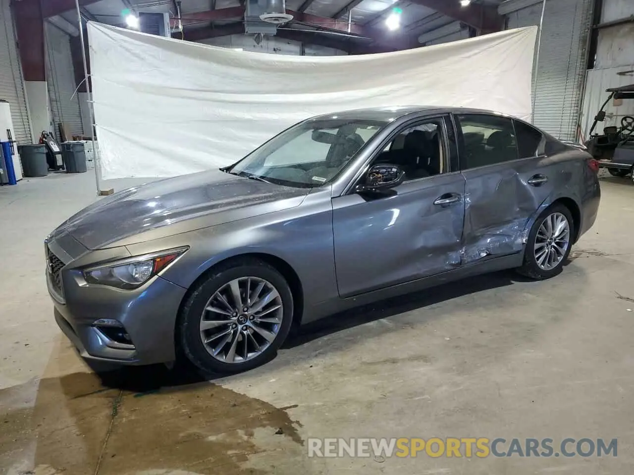 1 Photograph of a damaged car JN1EV7AR6KM590488 INFINITI Q50 2019