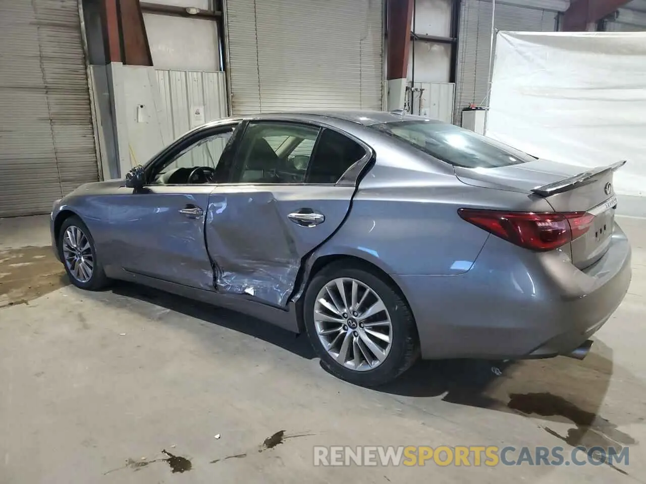 2 Photograph of a damaged car JN1EV7AR6KM590488 INFINITI Q50 2019