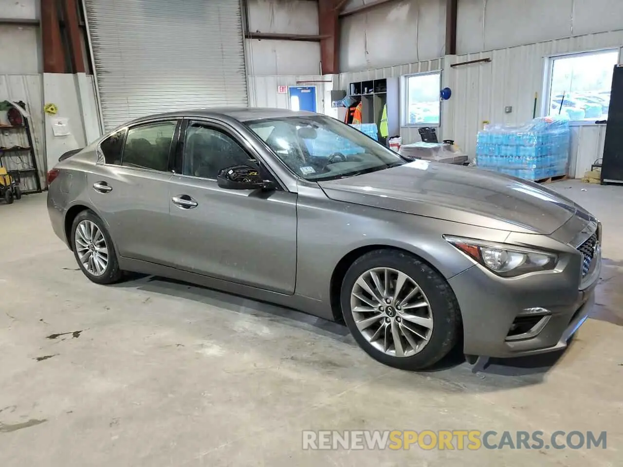 4 Photograph of a damaged car JN1EV7AR6KM590488 INFINITI Q50 2019