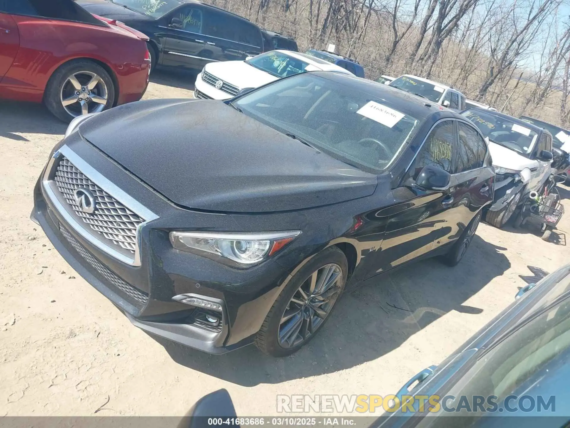 2 Фотография поврежденного автомобиля JN1EV7AR6KM591124 INFINITI Q50 2019