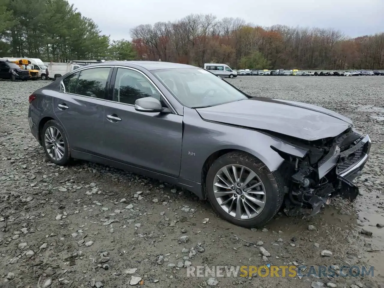 4 Photograph of a damaged car JN1EV7AR7KM550436 INFINITI Q50 2019