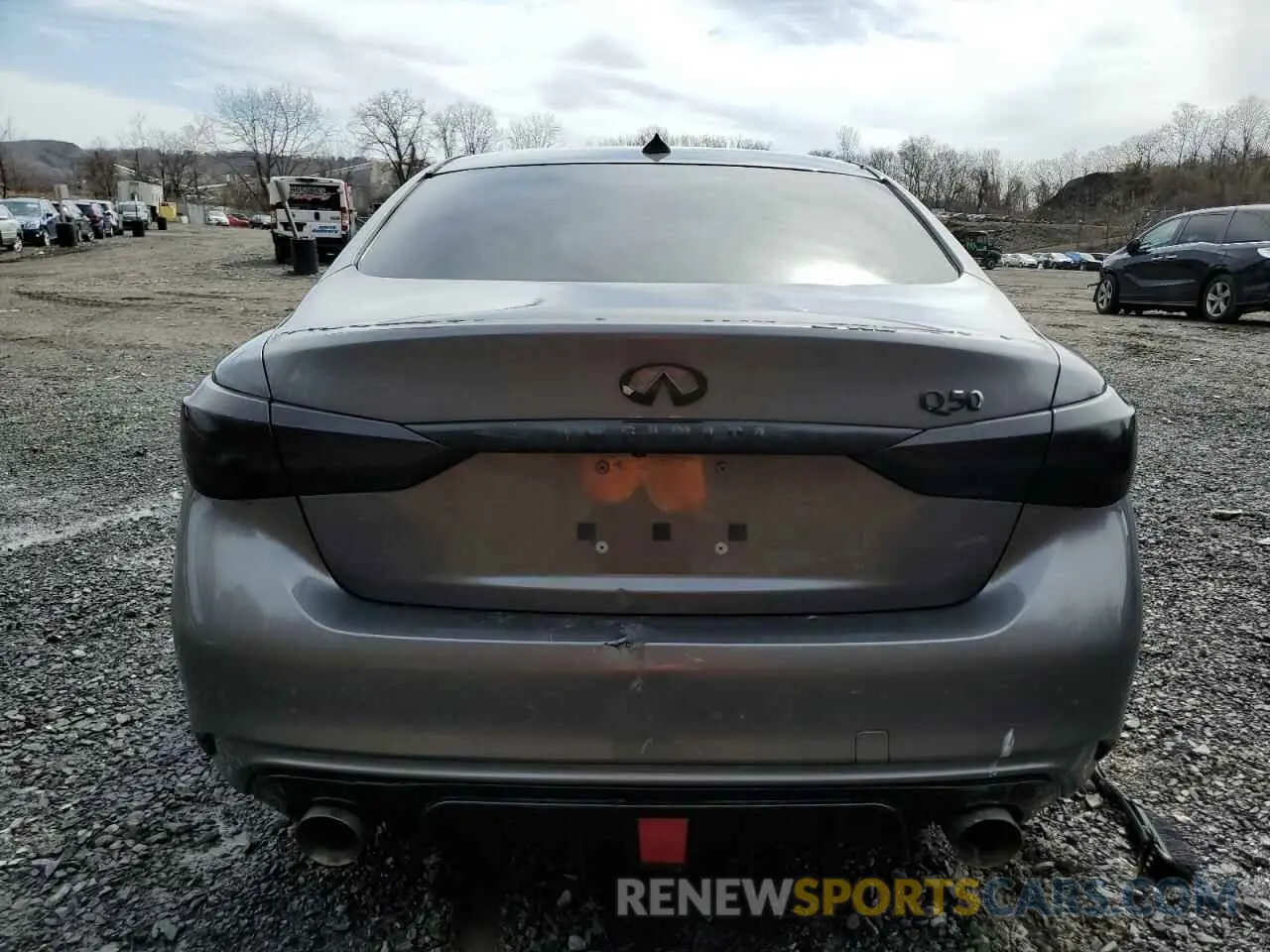 6 Photograph of a damaged car JN1EV7AR7KM557600 INFINITI Q50 2019